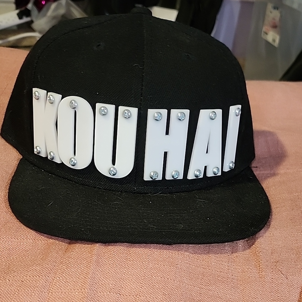 Black and White Snapback Hat